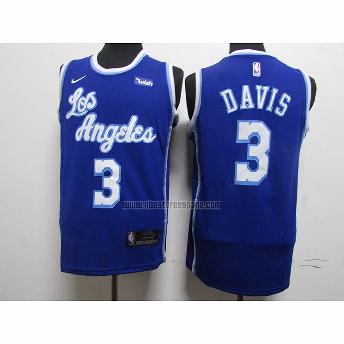Camiseta Los Angeles Lakers Anthony Davis NO 3 Classic 2019-20 Azul